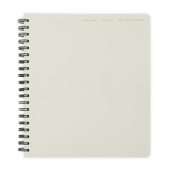 Cloth and Paper CADENCE TOP TAB PLANNER DIVIDERS | LOW PROFILE | MATTE - A5 18 - Picture 10 of 16